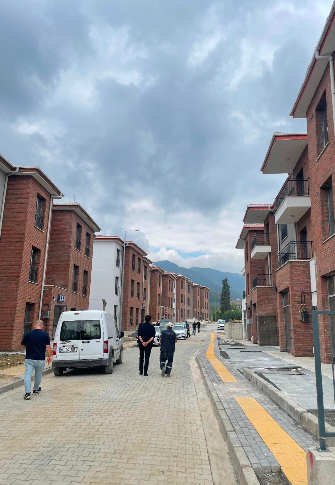Düzce Çilimli TOKİ konutları klinker tuğla kaplama uygulaması